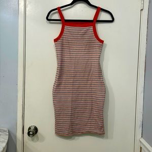 PICKUP ONLY orange casual summer tight dress